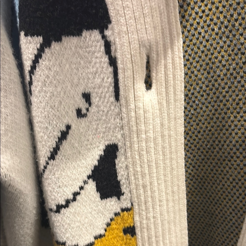 Disney Cream and Blue Donald Duck Cardigan Sweater - Picture 8 of 11